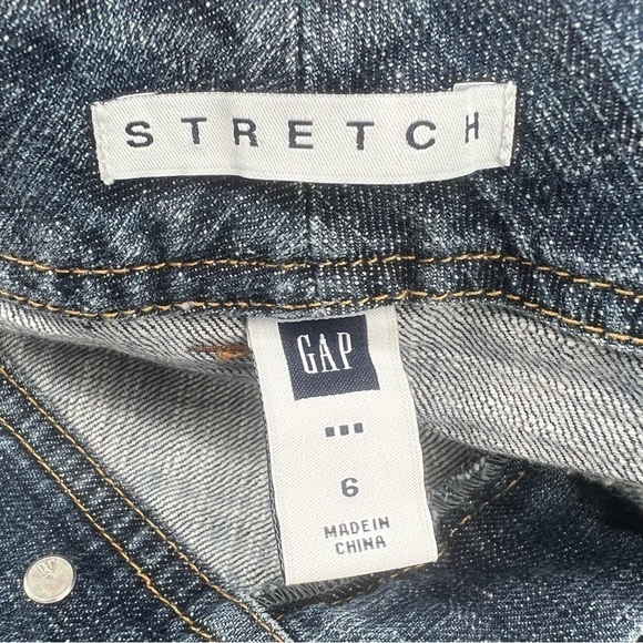 GAP Midi Stretch Jean Skirt Size 6 Women’s - Picture 2 of 7